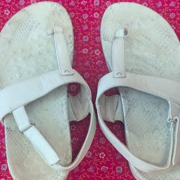 Vionic Tala T Strap Thong Seafoam Green Snake Skin Print Sandals Boho Orthotic - Picture 7 of 9